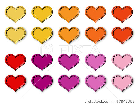 Heart mark sealing wax 97845395