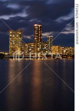 《福岡縣》福岡市街景 島城夜景 97846512