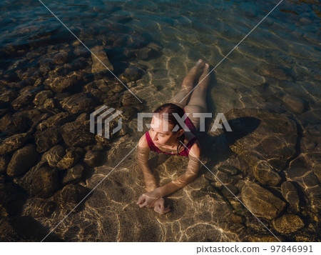 Turkey travel, mediterranean area on warm summer day Turkey travel, mediterranean area on warm summer day 97846991