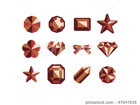 情人節巧克力插畫 97847836