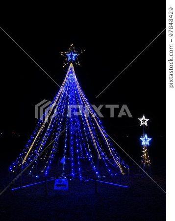 照明聖誕節聖誕樹 照明聖誕節聖誕樹 97848429