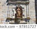The Royal Monastery of Santa Maria de Oia in the province of Pontevedra, in Galicia, Spain. 97851727