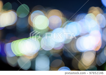 城市燈光球散景 97852146