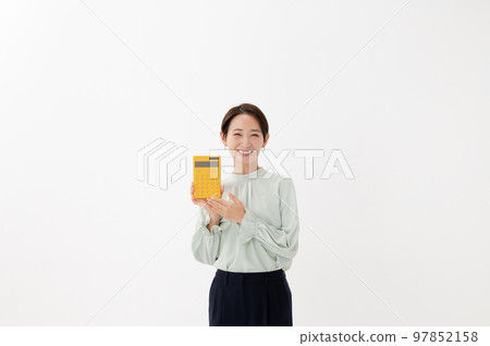 Calculator woman 97852158