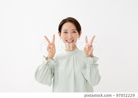 business peace woman business peace woman 97852229
