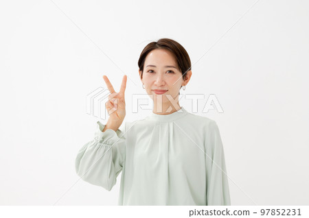 business peace woman business peace woman 97852231