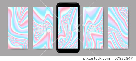 Color Hologram Background. Abstract Vibrant Templates for Mobile. Neon Liquid Textures. Holography Screensavers. Bright Fluid Wallpaper. Vector Gradient Waves. Mesh Holographic Set. Color Hologram Background. Abstract Vibrant Templates for Mobile. Neon Liquid Textures. Holography Screensavers. Bright Fluid Wallpaper. Vector Gradient Waves. Mesh Holographic Set. 97852847
