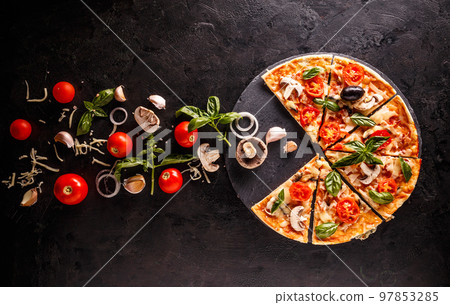 Concept of pizza 97853285