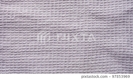 Gray kitchen towel texture, full frame Gray kitchen towel texture, full frame 97853969
