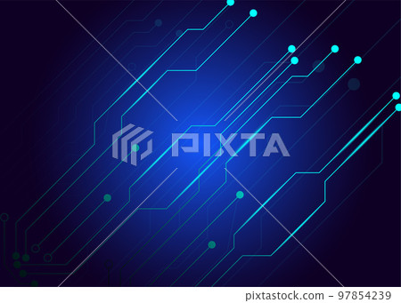 high tech digital technology network Abstract technology background, hi-tech communication concept, circuit board,. 97854239