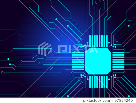 high tech digital technology network Abstract technology background, hi-tech communication concept, circuit board,. 97854240
