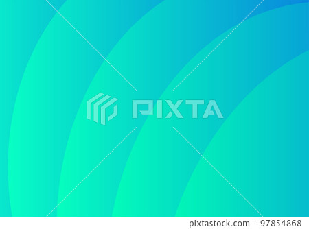 Abstract background composed of wavy curves Gradient from light cyan to dark 97854868