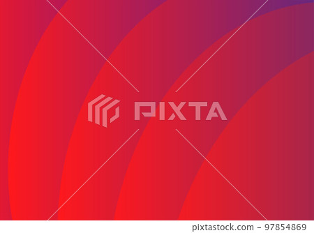 Abstract background composed of wavy curves Gradient from light red to dark : Vector 97854869