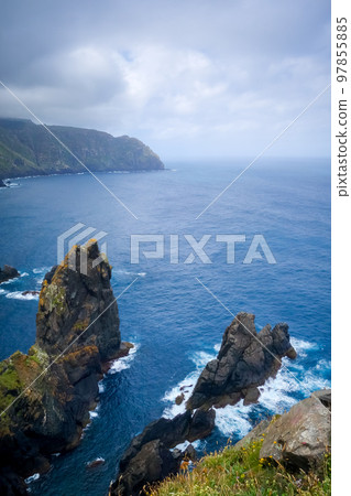 Cape Ortegal cliffs and atlantic ocean, Galicia, Spain 97855885