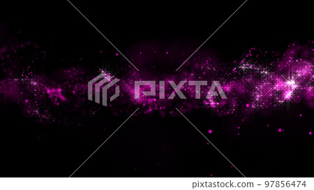 3D rendering of bright abstract cloud from particle structure 97856474