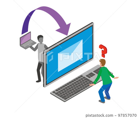 Image illustration of malicious mail Image illustration of malicious mail 97857070