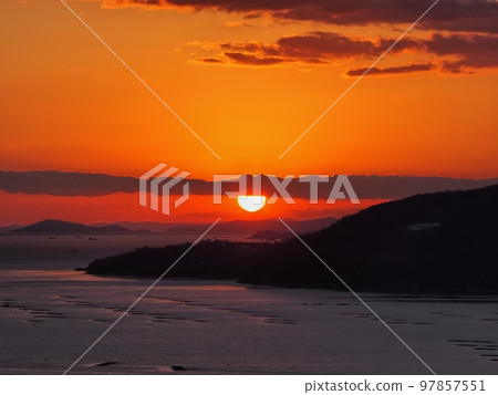 從萬葉岬看到的播磨灘夜景 97857551