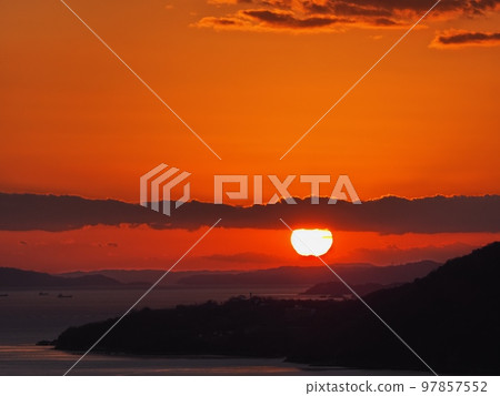 從萬葉岬看到的播磨灘夜景 從萬葉岬看到的播磨灘夜景 97857552