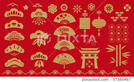 2023 Chinese New Year set elements 5 2023 Chinese New Year set elements 5 97860467