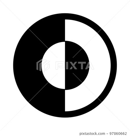 Invert mode icon line isolated on white background. Black flat thin icon on modern outline style. Linear symbol and editable stroke. Simple and pixel perfect stroke vector illustration. Invert mode icon line isolated on white background. Black flat thin icon on modern outline style. Linear symbol and editable stroke. Simple and pixel perfect stroke vector illustration. 97860662