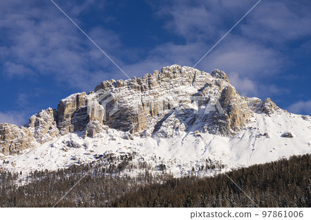 Dolomiti mountains in winter Dolomiti mountains in winter 97861006