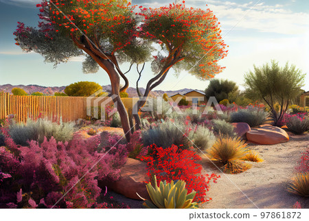 Drought tolerant landscape 97861872