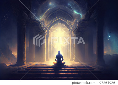 Esoteric spiritual meditation 97861926
