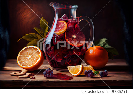 Sangria, spanich summer wine Sangria, spanich summer wine 97862513