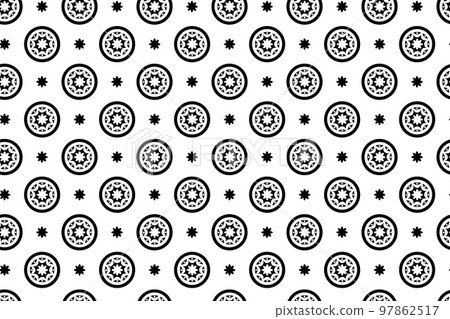 Seamless African Cloth Pattern 97862517