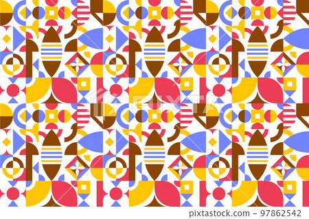Geometric Seamless Background Geometric Seamless Background 97862542