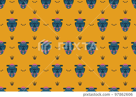 Tribal Seamless Pattern Tribal Seamless Pattern 97862606