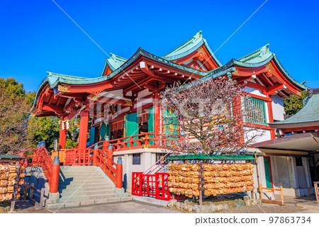 Kameido Tenjin Shrine Plum Festival in Koto Ward, Tokyo Kameido Tenjin Shrine Plum Festival in Koto Ward, Tokyo 97863734