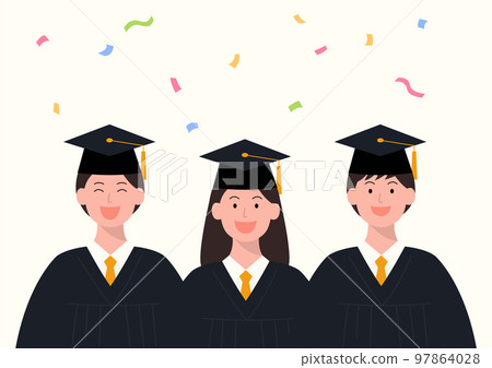 graduation illustration 97864028