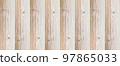 wood texture. light beige planks horizontal background natural wooden 97865033
