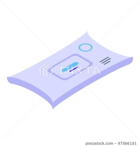 Wet wipes icon. Isometric of wet wipes vector icon for web design isolated on white background Wet wipes icon. Isometric of wet wipes vector icon for web design isolated on white background 97866181