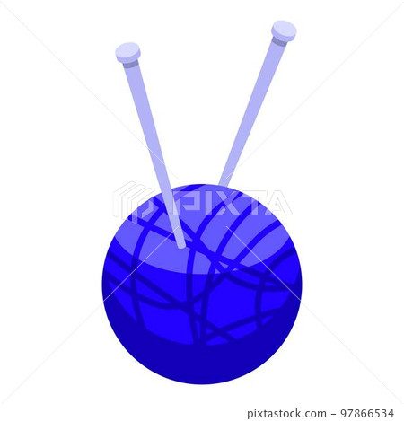 Nursing home thread ball icon. Isometric of nursing home thread ball vector icon for web design isolated on white background 97866534