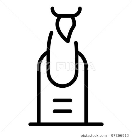 Self care nail painting icon. Outline self care nail painting vector icon for web design isolated on white background Self care nail painting icon. Outline self care nail painting vector icon for web design isolated on white background 97866913