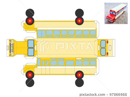 Bonnet bus paper work development diagram yellow Bonnet bus paper work development diagram yellow 97866988