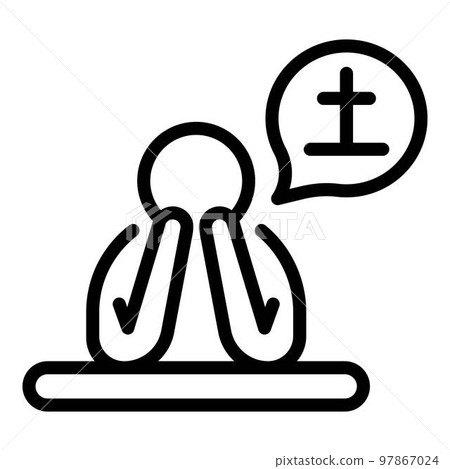 Suicide problem icon. Outline suicide problem vector icon for web design isolated on white background Suicide problem icon. Outline suicide problem vector icon for web design isolated on white background 97867024