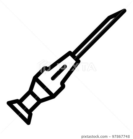 Catheter device icon. Outline catheter device vector icon for web design isolated on white background Catheter device icon. Outline catheter device vector icon for web design isolated on white background 97867748