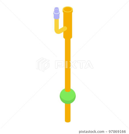 Catheter pipe icon. Isometric of catheter pipe vector icon for web design isolated on white background 97869166