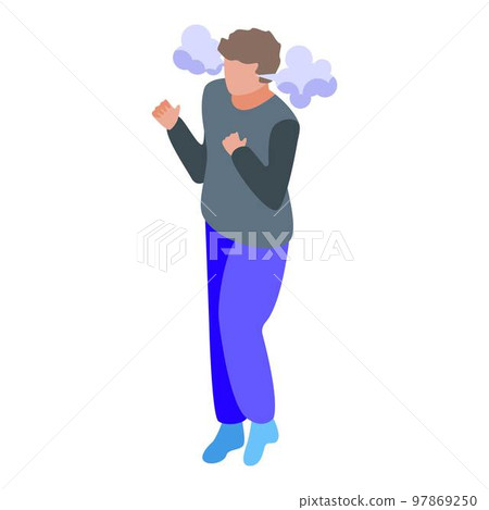 Teen emotion problems icon. Isometric of teen emotion problems vector icon for web design isolated on white background Teen emotion problems icon. Isometric of teen emotion problems vector icon for web design isolated on white background 97869250