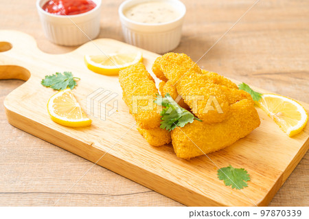 fried fish finger stick or french fries fish fried fish finger stick or french fries fish 97870339