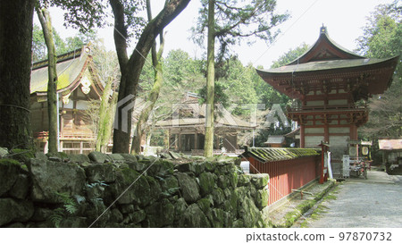 Higashi Hongu Tower Gate of Hiyoshi Taisha / Otsu City, Shiga Prefecture 97870732