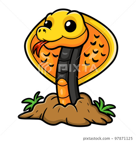 Cute philippines cobra cartoon out from hole Cute philippines cobra cartoon out from hole 97871125