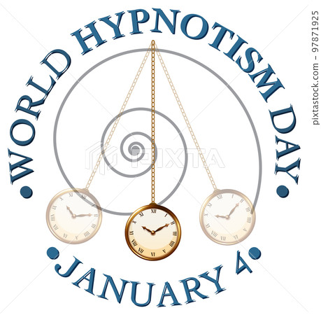 World hypnotism day January icon World hypnotism day January icon 97871925