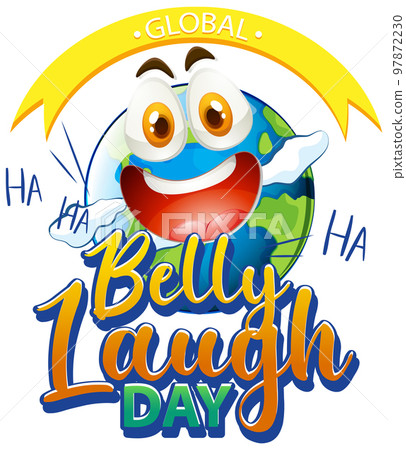 Global Belly Laugh Day Banner Design 97872230