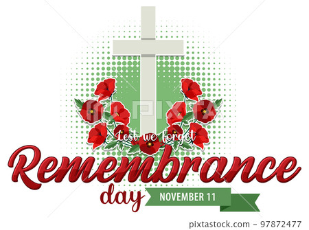 Remembrance Day Logo Design 97872477