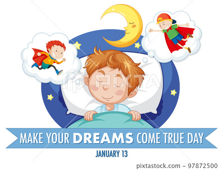 Make Your Dream Come True Day Banner Design Make Your Dream Come True Day Banner Design 97872500