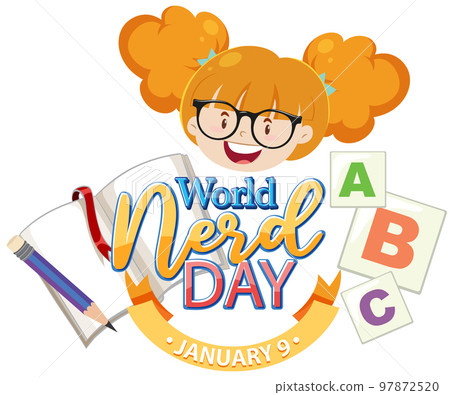 World Nerd Day Banner Design 97872520